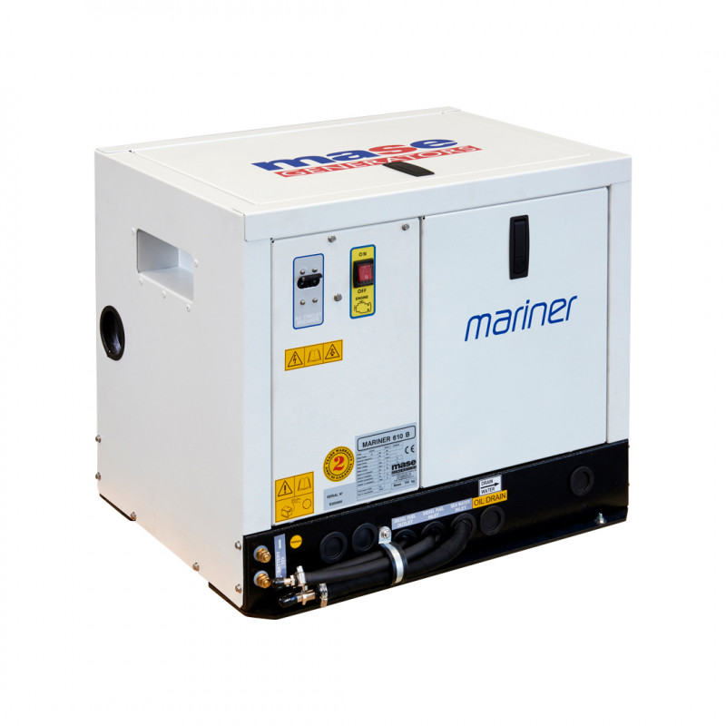 mase mariner 560 s silenced single phase marine generator 55kw epa