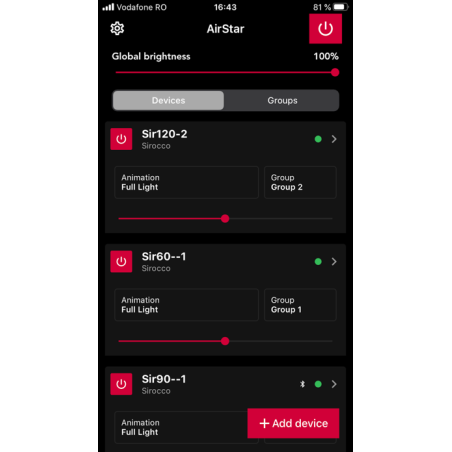 AIRSTAR SIROCCO 400 REDTECH 33000 lm AIRSTAR SIROCCO 400 REDTECH 33000 lm