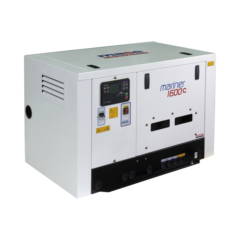 mase mariner 1600 s single phase silenced marine generator 153 kw