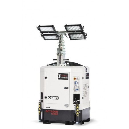 ITALTOWER OKAPI PRO01 TORRE FARO 4x320 W MULTILED CON GENERATORE