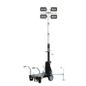 ITALTOWER BARROW PRO01 TORRE FARO 4x75 W MULTILED CON CARRELLO A MANO