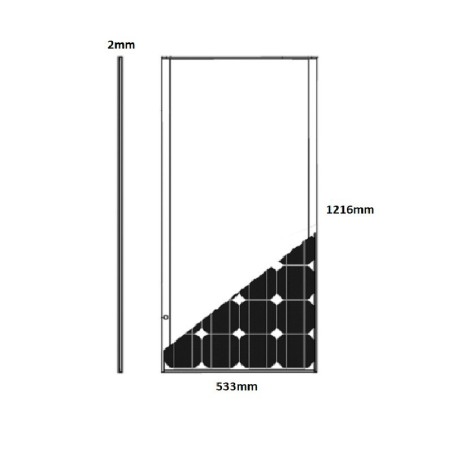 TELECO TSPF 110W FLEXIBLE VEHICULAR SOLAR PANEL