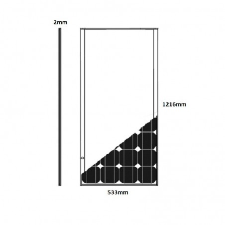 TELECO TSPF 110W PANNELLO SOLORE VEICOLARE SEMI-FLESSIBILE