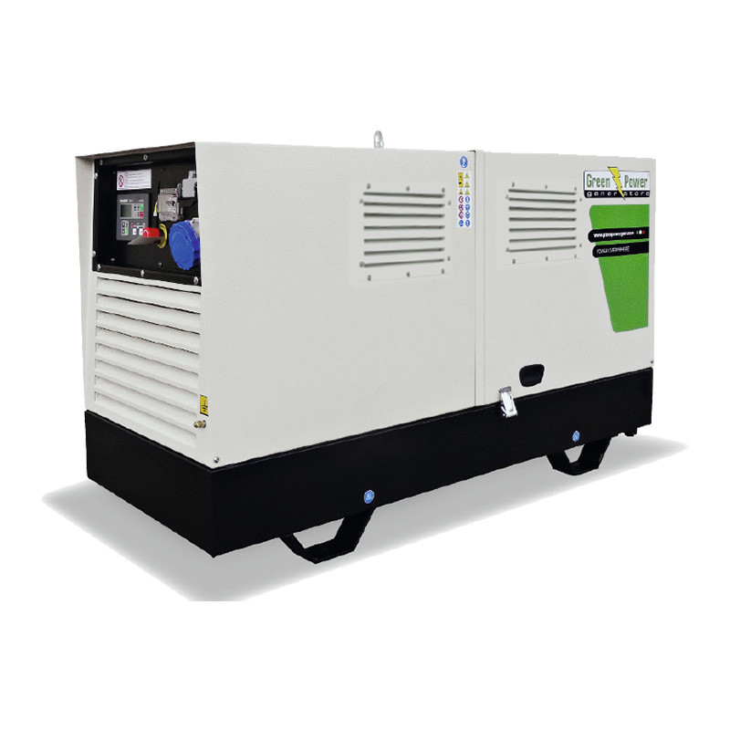 green power gp 20000 stlde avr super silenced generator set manual control unit