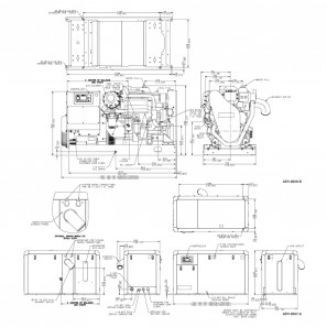  kohler 70efozdj three phase marine generator 70 kw