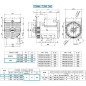 LINZ PRO22S D/4 Three-phase alternator 4 poles 120 kVA 60 Hz AVR