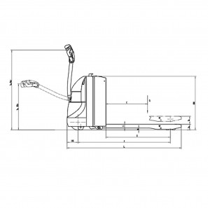 PRAMAC LIFTER ELECTRIC PALLET TRUCK QX20 EVO AC S4 1000X685