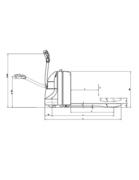 PRAMAC LIFTER ELECTRIC PALLET TRUCK QX20 EVO AC S4 1000X685