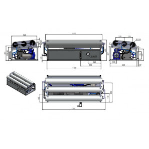 SCHENKER WATERMAKER MODULAR 300 - Dimensions