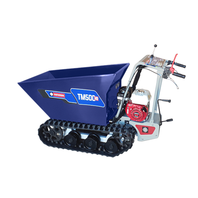 fastverdini minidumper tm500di crawler trolley with construction drawer 500 kg carrying capacity