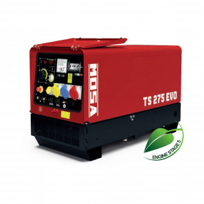 mosa ts 275 evo control motosaldatrice trifase 8 kva stage v