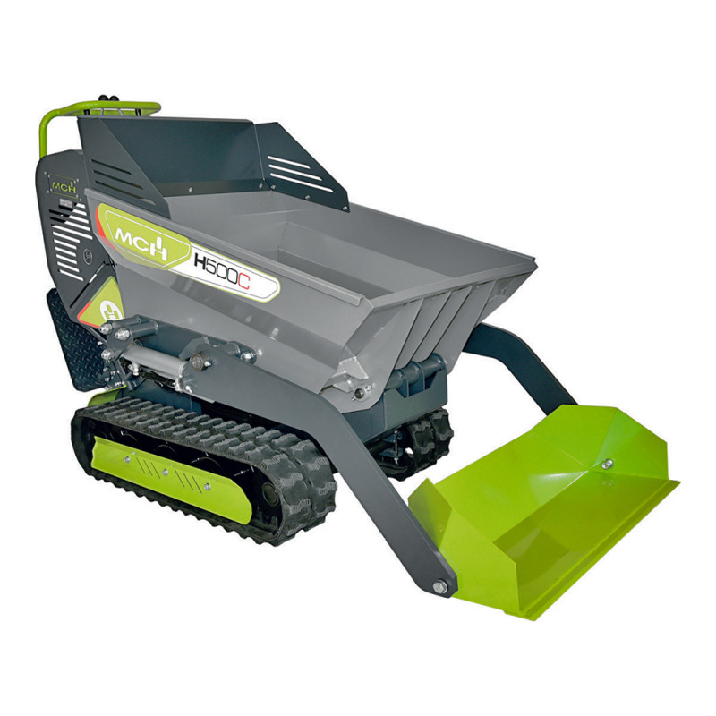 mch minidumper h500c gx power carries with hydraulic dumper cart self loading shovel 500 kg