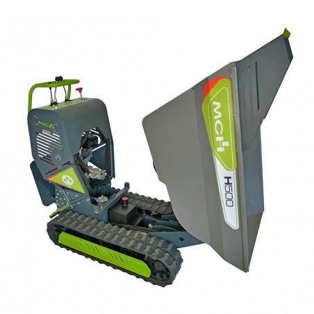 MCH MINIDUMPER H500 LS208 CARRELLO CINGOLATO CON CASSONE IDRAULICO DUMPER 500 Kg