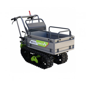 mch m350 gx motocarriola cingolata con cassone estendibile 350 kg