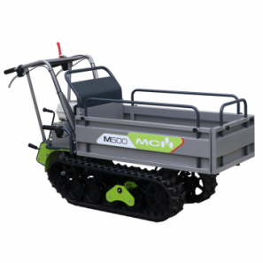 mch m500 gx motocarriola cingolata con cassone estendibile 500 kg