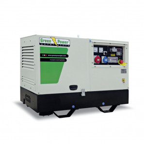 green power gp 10000smkw generatore stage v silenziato quadro automatico monofase 9kva