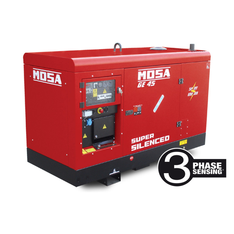 mosa ge 45 ksx generator 46 kva avr