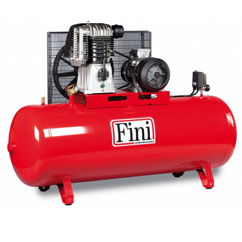 fini bk 119 270f 55 two stage belt driven compressor 55 hp