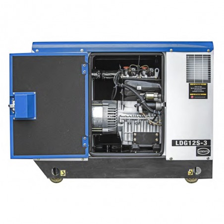 HYUNDAI GRUPPO ELETTROGENO DIESEL SUPERSILENZIATO MONOFASE / TRIFASE 11 KW AVR