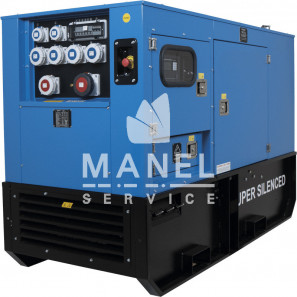 generator 44 kva super silenced single phase three phase avr