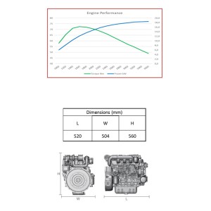 Raywin 3C11 Motore Marino 18,5KW | Manel Service