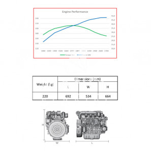 raywin 4d24t marine engine 48 kw diesel 2700 rpm