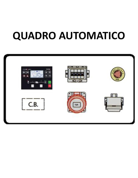 Gruppo elettrogeno Green Power GP9 A/KW 8,8KVA