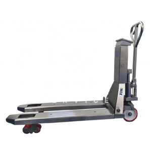 bada tmb 20st transpallet manuale sistema di pesatura portata 2000 kg acciaio inox