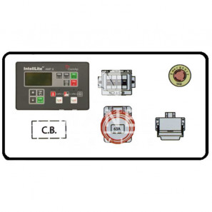 generator supersilent 33kva single three phase 5060hz automatic panel