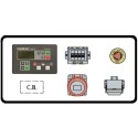 GRUPPO ELETTROGENO 8.8KVA MONOFASE / TRIFASE STAGE V APERTO