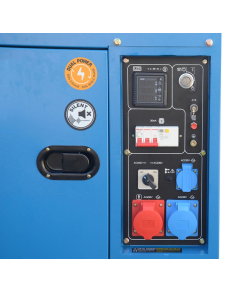 Generator 9KVA single/three-phase StageV