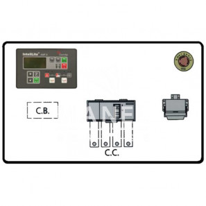 generator silenced 88kva single phasethree phase automatic control panel