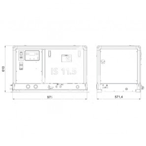 mase is 115 k generatore marino monofase 125kva avr