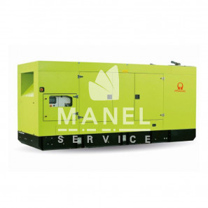 pramac ggw625g generator silenced 625kva singlethree phase natural gas automatic control panel
