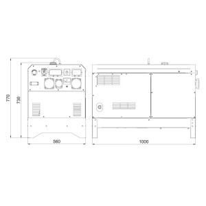 MASE PD 10.6 S Generator 10KVA StageV