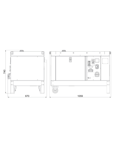 MASE SILENT 6000 B/A Generator 3.6KW
