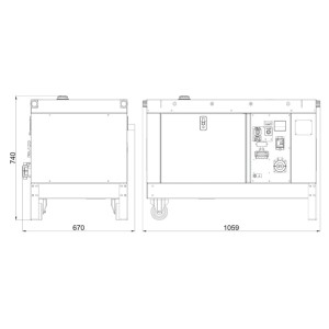 MASE SILENT 6000 B/A  generatore 3.6 KW