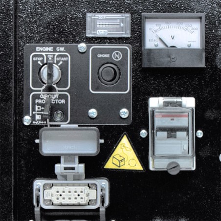 MASE SILENT 8000 B/A GENERATOR 7 KVA SINGLE-PHASE STAGE V AVR
