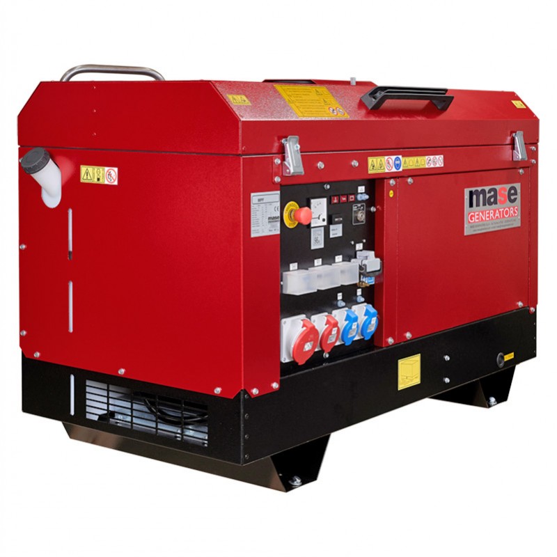 MASE MPF 16 BA GRUPPO ELETTROGENO MONOFASE/TRIFASE 16KVA SUPERSILENZIATO STAGEV