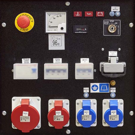 MASE MPF 22 BA GRUPPO ELETTROGENO MONOFASE / TRIFASE 22KVA SUPERSILENZIATO STAGEV