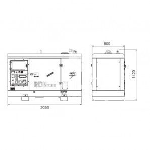 mosa ge 65 ksx gruppo elettrogeno 66 kva monofasetrifase avr