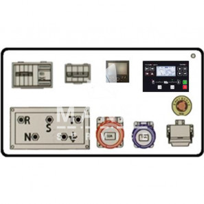 generator 100kva super silenced single three phase manual panel stage v