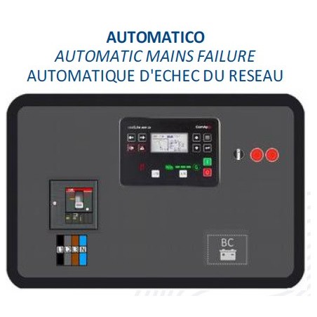 GRUPPO ELETTROGENO 350 KVA SILENZIATO CENTRALINA AUTOMATICA