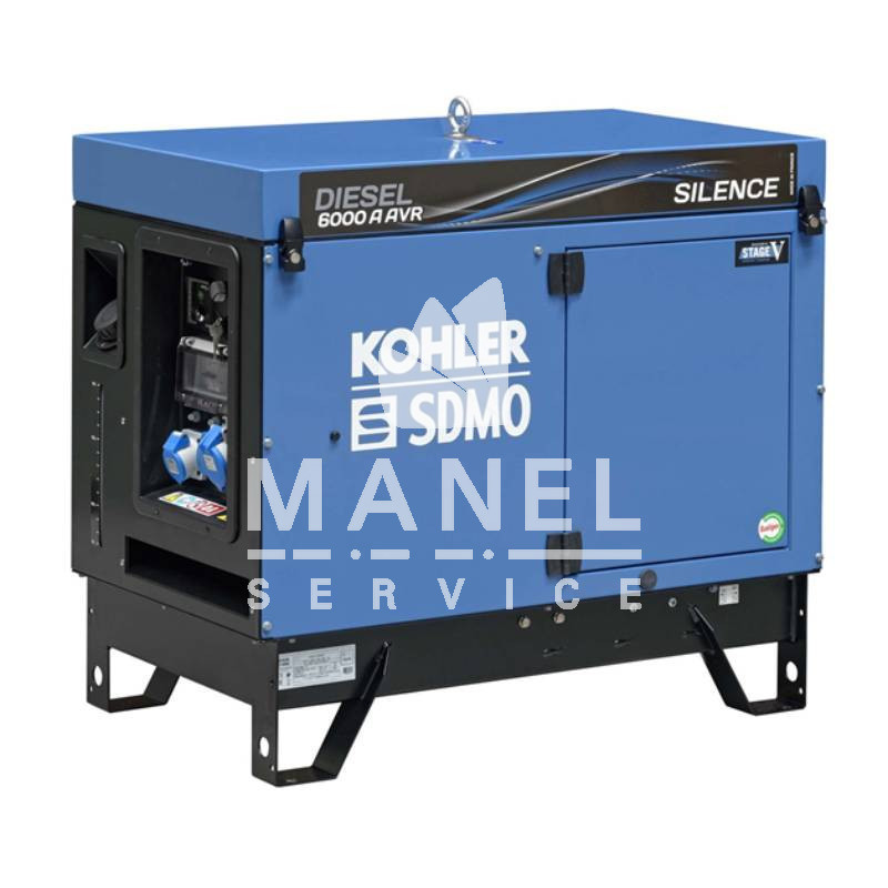 koholer sdmo diesel 6000 generator 49kw single phase stagev