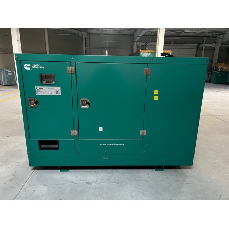 CUMMINS C44D5EQ GENERATOR 44KVA SINGLE-PHASE/THREE-PHASE SILENCED