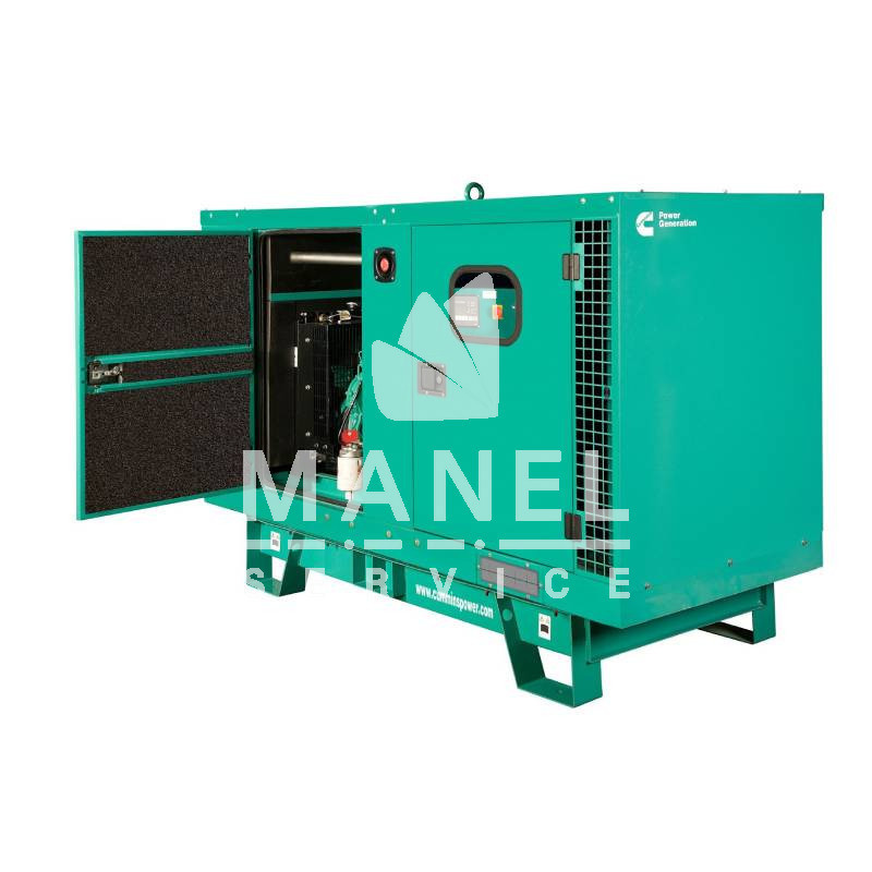 cummins c44d5e generator 44kva single phasethree phase silenced