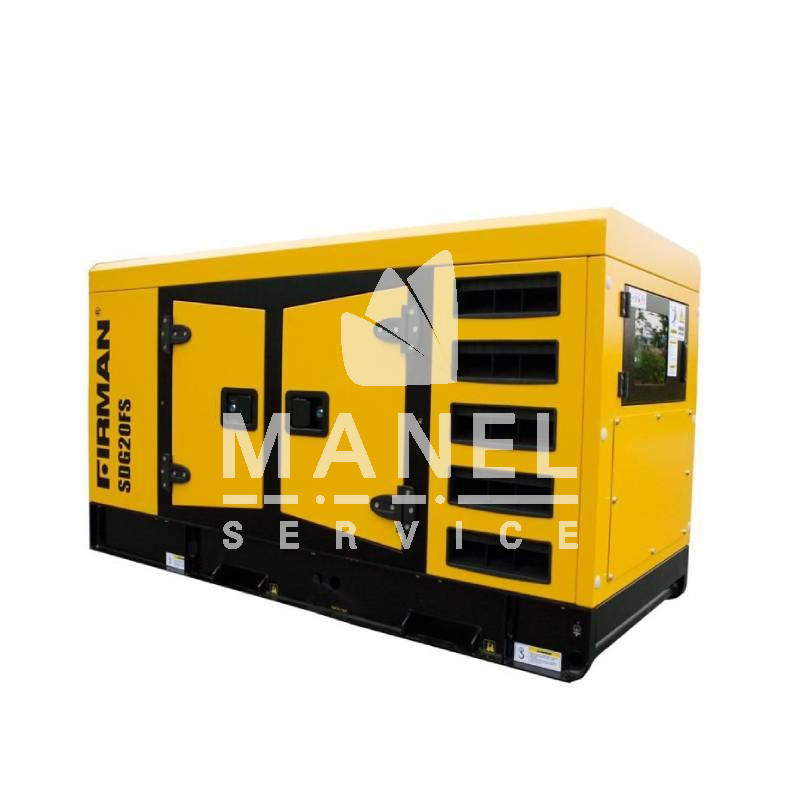 firman sdg20fs generator 22kva three phase super silent