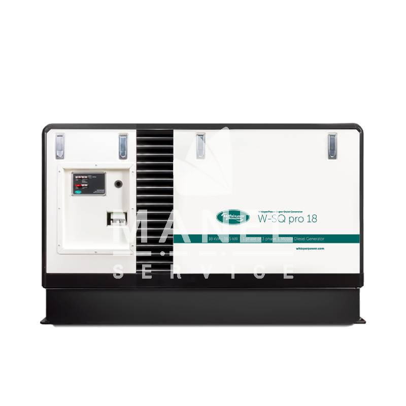 whisper w sq pro 18 generatore veicolare monofase 18kva stagev avr