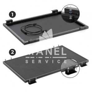 ecoflow mounting feet for rigid solar panel