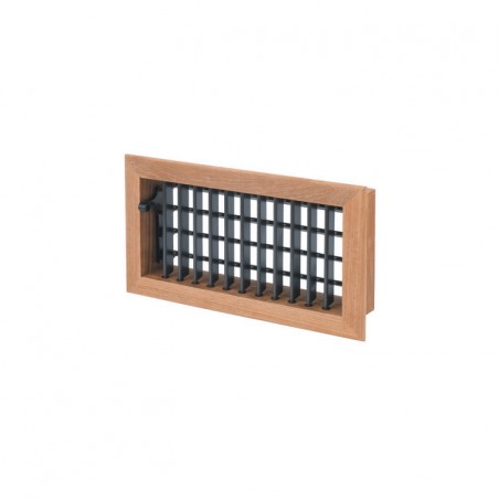 Vitrifrigo Griglia di mandata a 2 vie 305x152 mm con cornice in teak